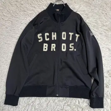 [ SCHOTT ] 샷 트랙 자켓 블랙 XL