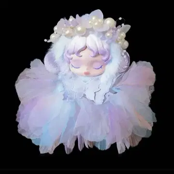 SKULLPANDA LABUBU 스컬팬더 옷 갈아입기  의류 보라색