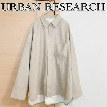 URBAN RESEARCH 어반 리서치 긴팔 셔츠 베이지