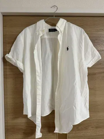 POLO 반팔 화이트 셔츠