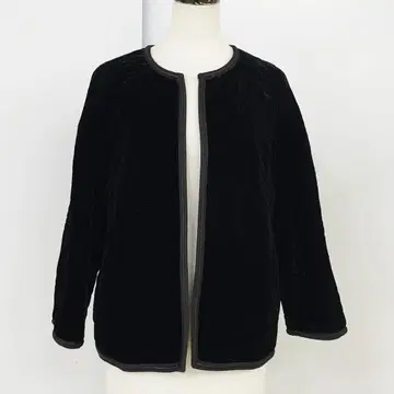 에트로 ETRO 노카라 자켓 블랙 페이즐리 블랙/블랙