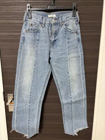 MOUSSY 데님 크롭 기장 25인치 마우지