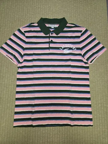 LACOSTE 스트라이프 피케 셔츠 US S