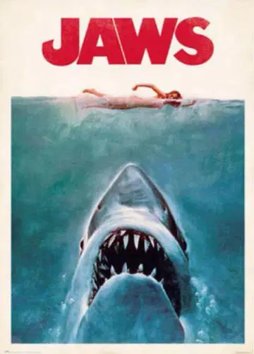 죠스 미니 포스터 (사이즈 가로 세로 50 x 40cm) JAWS