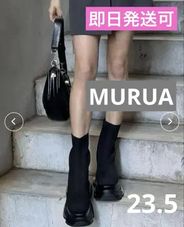 MURUA 무루아 부츠 에어 플랫폼 삭스 부츠 2시간 미만 사용