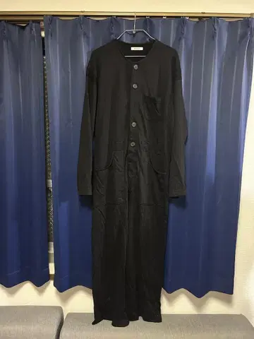 MATSUFUJI 블랙 점프 수트