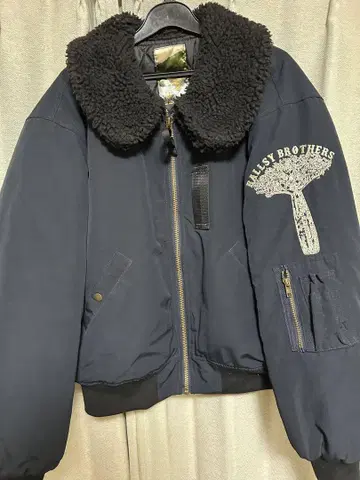 ballsy brothers bomber flight jacket