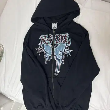 BUTTERFLY ZIP UP HOODIE X-girl 후드티
