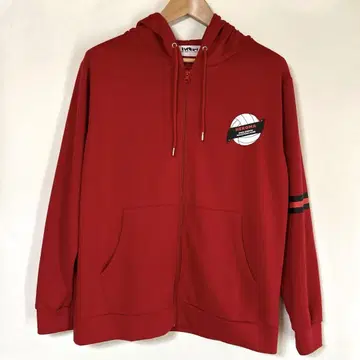 [ 새상품 L ] 하이큐!! 네코마 고교 후드티 레드 스티커 포함 새상품