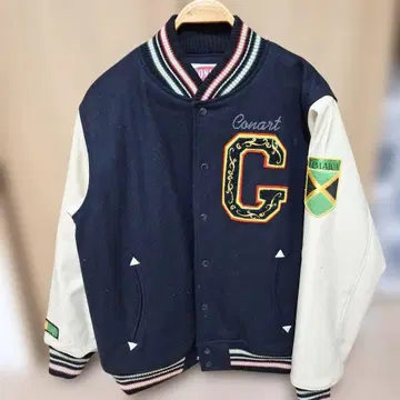 CONART 바시티 자켓 라스타 컬러