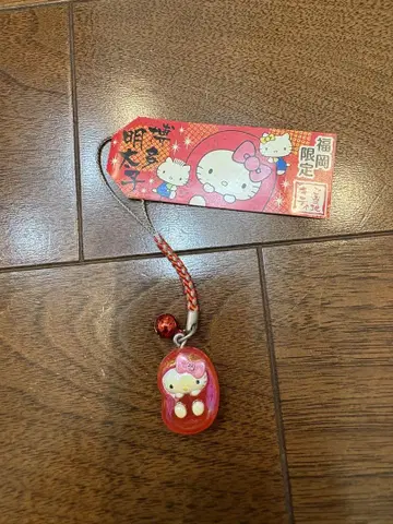 지역 한정 키티 스트랩 후쿠오카 한정판 하카타 명란젓