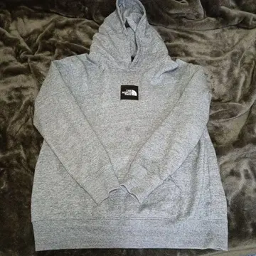 THE NORTH FACE 그레이 후드 부착 후드티 M