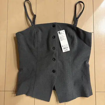 GU 다크 그레이 뷔스티에 M 사이즈