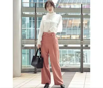 andemiu 팬츠 마린 안데뮤 팬츠 핑크