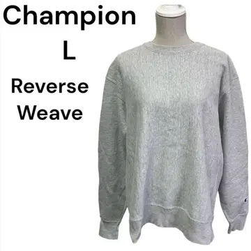 Champion 챔피온 리버스 위브 맨투맨 그레이 L