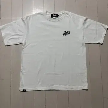 MOBB 화이트 T셔츠 L사이즈