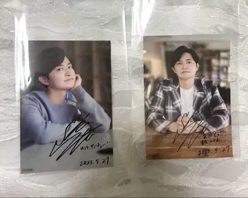 시모노 히로 조우 지점 특전 브로마이드 2장 세트