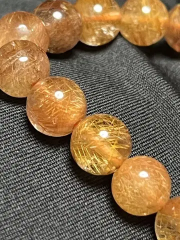 고품질 코퍼 루틸 팔찌 8mm 오버