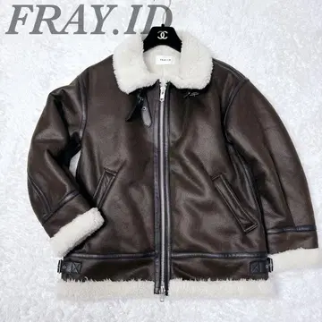 컨디션 최상 FRAY.ID 프레이 아이디 싱글 봄버 자켓 양모