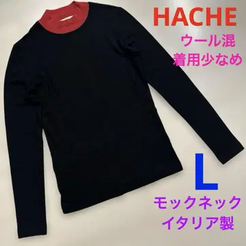 HACHE 아쉬 여성용 모크넥 니트 스웨터 이탈리아 L
