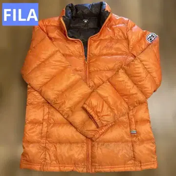 [ FILA ] 오렌지 경량 다운 자켓 FLB8427