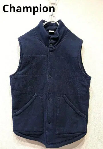 Champion 코튼 충전솜 베스트 무지