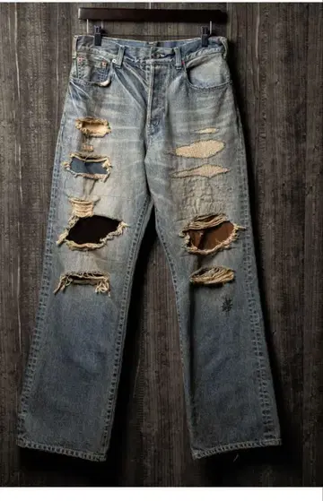 PABLO VINCI Crash repair flare denim
