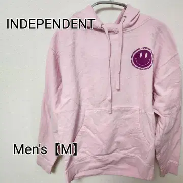 z123 [ INDEPENDENT ] 남성용 후드티 (M 사이즈) 핑크