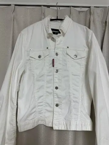 DSQUARED2 데님 자켓 화이트 44