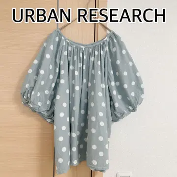 URBAN RESEARCH 어반 리서치 반팔 T셔츠 도트 무늬