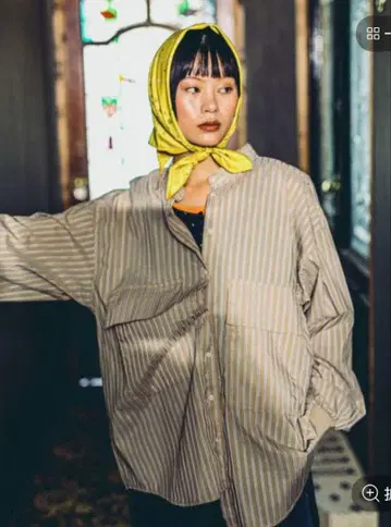니코앤드 MODE NORM CORE 2way 칼라 빅 롱 셔츠