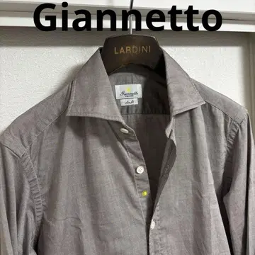 [ 새상품급 ] Giannetto slimfit 호리존탈 칼라 셔츠