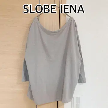 SLOBE IENA 슬로브 이에나 긴팔 티셔츠 상의 그레이
