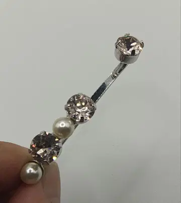 콤플렉스 비즈 클립 헤어핀