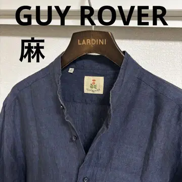 [ 레어 새상품급 ] GUY ROVER 스탠드 카라 린넨 셔츠