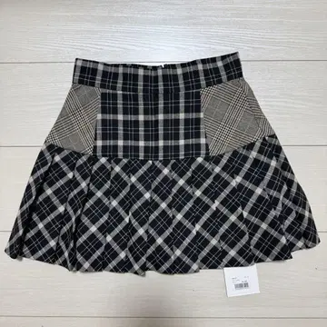 앤드마리 andmary Coco 체크 플리츠 스커트