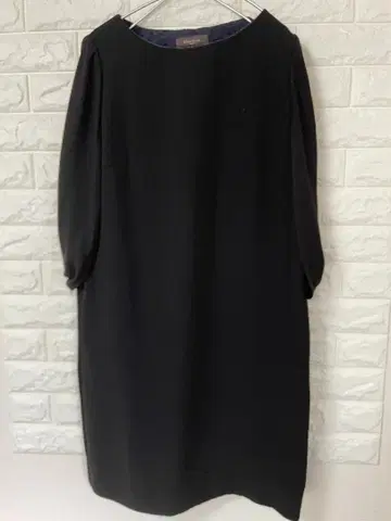 Demi-Luxe BEAMS 블랙 슬리브리스 원피스 사이즈 38