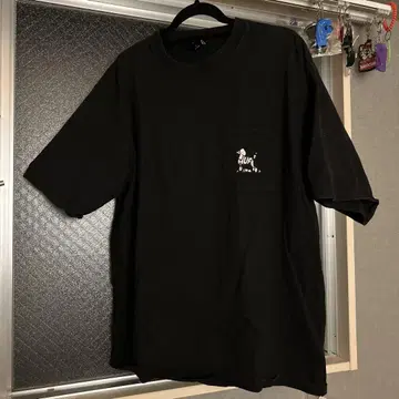 HUF T셔츠 블랙 블랙 BLACK