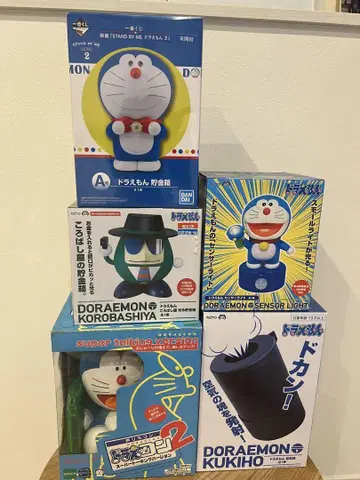 도라에몽 피규어 저금통 도라에콘 공기포 묶음 판매