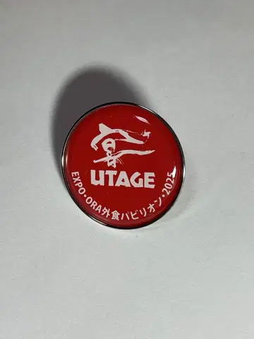 한정판 오사카 간사이 만박 ORA 외식 파빌리온 연회 UTAGE 핀 배지
