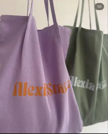 alexiastam 로고 토트백