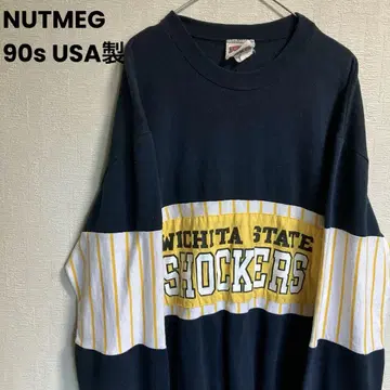 90s USA제 NUTMEG 센터 절개 맨투맨 SHOCKERS
