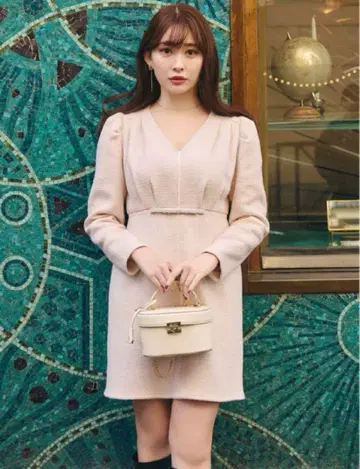 Herlipto Epoch Boucle Mini Dress