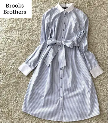 Brooks Brothers 스트라이프 셔츠 원피스