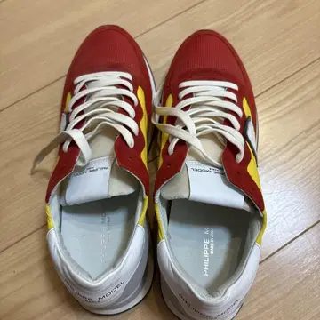 PHILIPPE MODEL 필립 모델 43 빨강 노랑 스니커즈