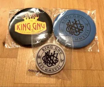 KING GNU 캔뱃지/핀 배지 3개 세트