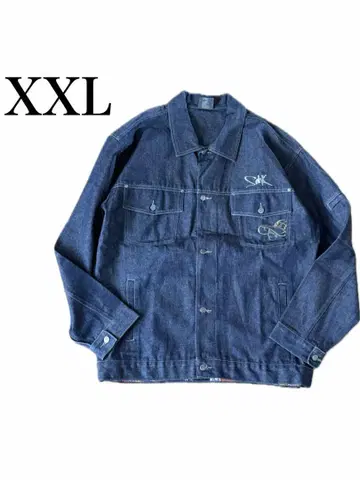 90s SOHK 스쿨 오브 하드 넉스 데님 자켓 XXL