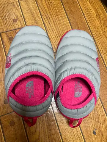 The north face 슬리퍼 샌들, 사이즈: 22cm 색상 그레이