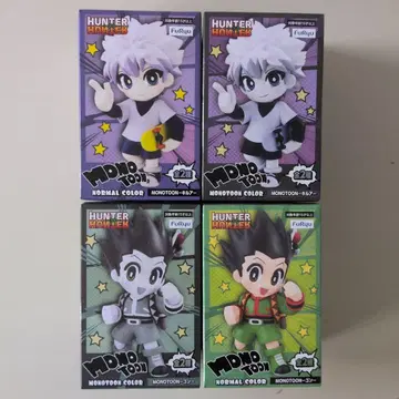 HUNTER x HUNTER MONOTOON 곤 키루아 피규어 4개 세트