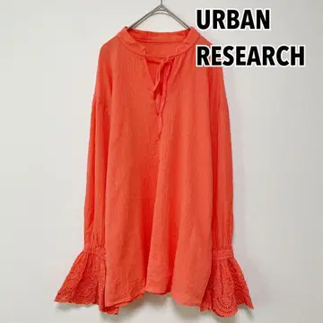 URBAN RESEARCH 어반 리서치 긴팔 블라우스 오렌지